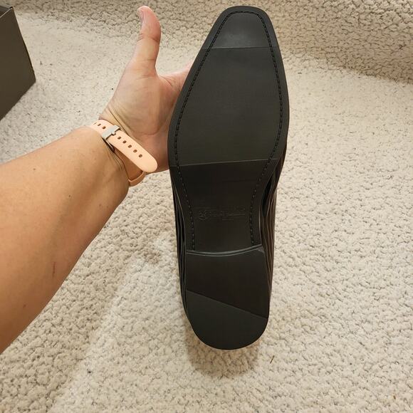 NEW Stacy Adams Men's Seismith Slip On Loafer  Black SIZE 10 - Picture 7 of 10